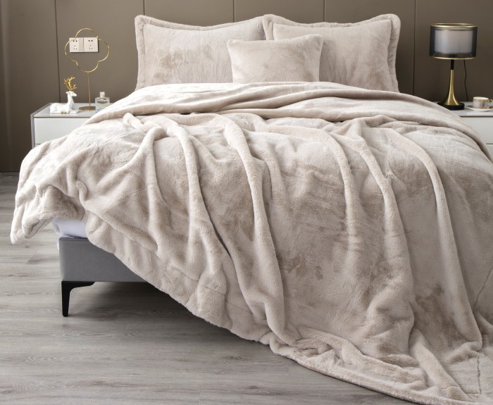 Покрывало декоративное Rabbit (экрю) 220x240см 