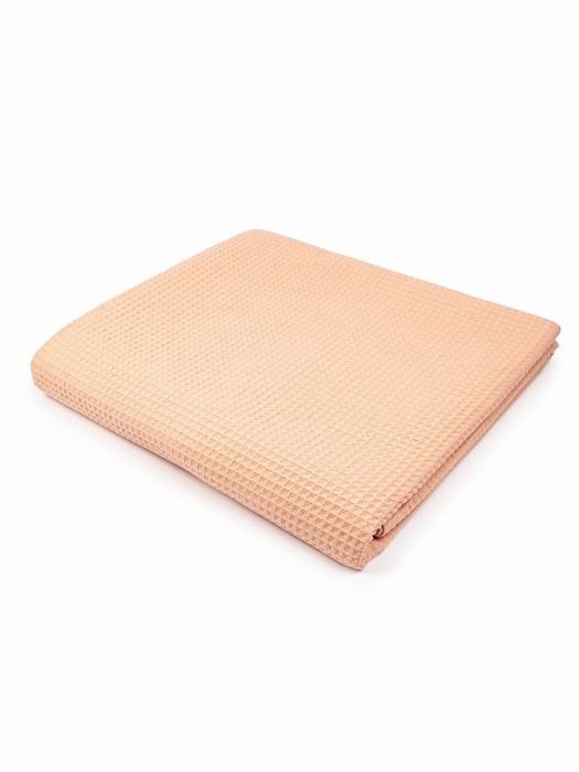 Покрывало вафельное коралловое 200х230