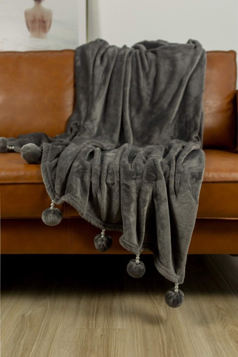 Бубон-жемчуг Новый (стоун) Покрывало 160х220