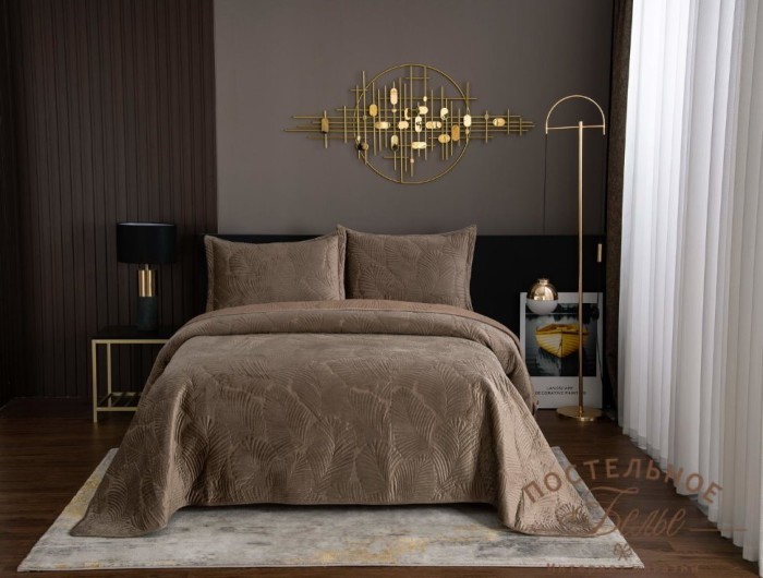 Ноэль покрывало кофейное 240х260