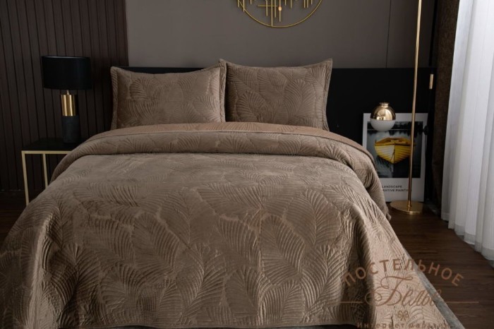 Ноэль покрывало кофейное 240х260