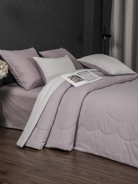 Комплекты для сна Османтус (лаванда перламутр) Семейный