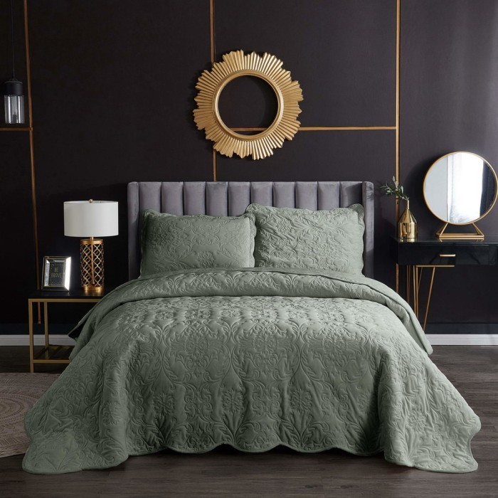 Амара (зеленая) Покрывало 240х260