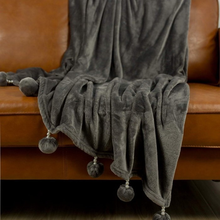 Бубон-жемчуг Новый (стоун) Плед 2х