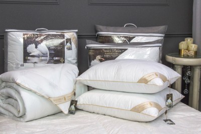 Подушка Luxury Antistress Collection Swans Down (белый) 70х70