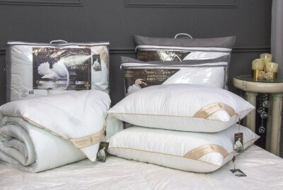 Подушка Luxury Antistress Collection Swans Down (белый) 70х70