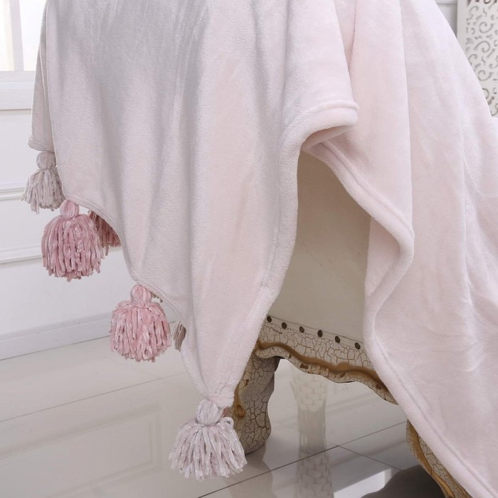 Tassel №2 (пудра) Покрывало 220х230