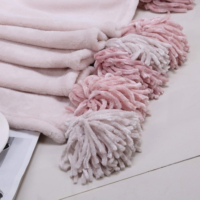 Tassel №2 (пудра) Покрывало 220х230