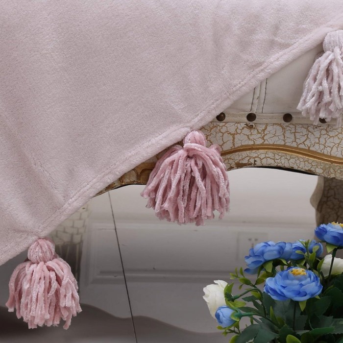Tassel №2 (пудра) Покрывало 220х230