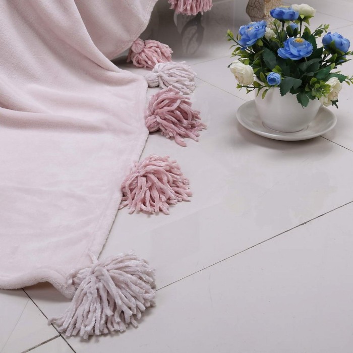 Tassel №2 (пудра) Покрывало 220х230