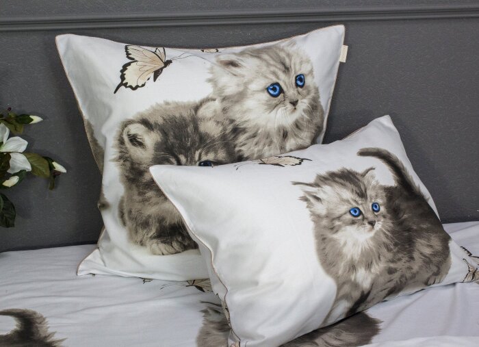 Комплекты для сна Kitty (бежевый жемчуг) Cotton Полуторный