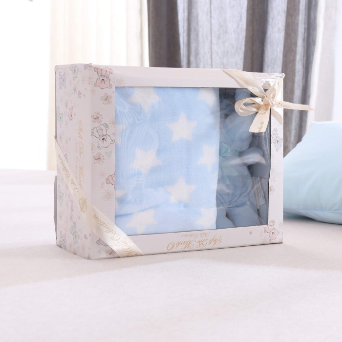 Дамбо (голубой) Покрывало Детское 100х150