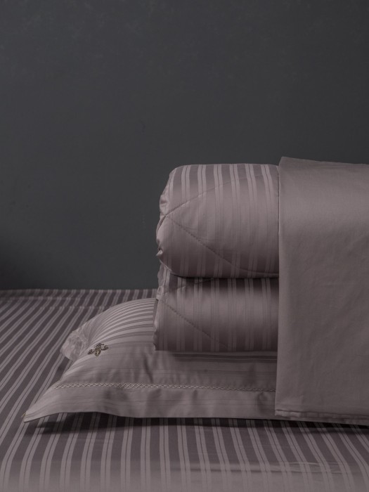 Комплекты для сна Stripe Royal (капучино) Egypt Cotton Семейный K-7Е-3079 к-т