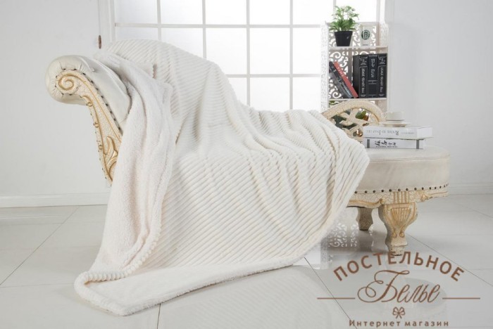 Полоса (молоко) Покрывало 160х220