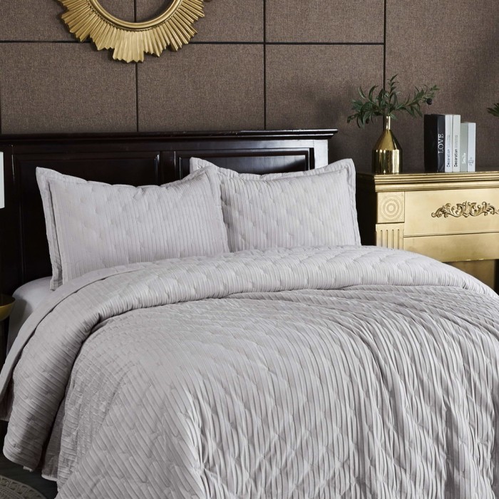 Адажио (серый) Покрывало 240х260