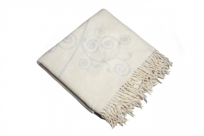 Плед хлопковый, жаккард 4-01 170x200