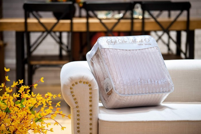 Полоса (пудра ) Покрывало 160х220