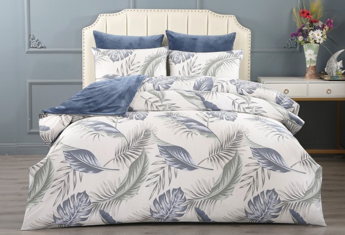 Постельное белье Барбадос (деним) евро