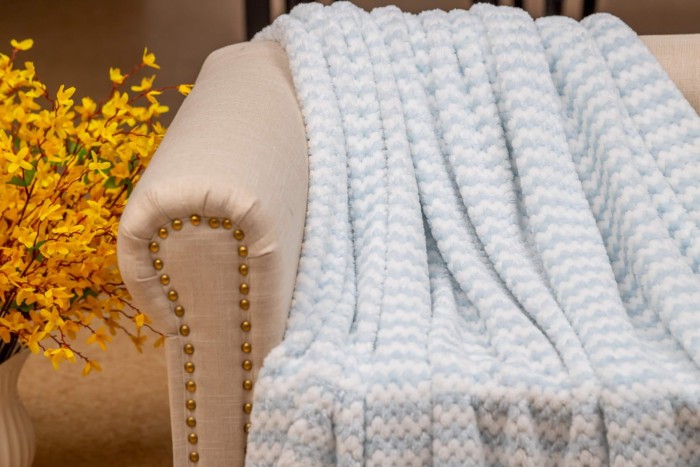 Гринда (голубой) Покрывало 220х240