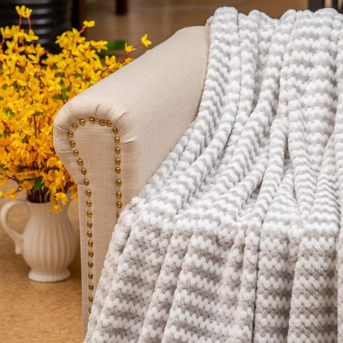 Гринда (серый) Покрывало 220х240