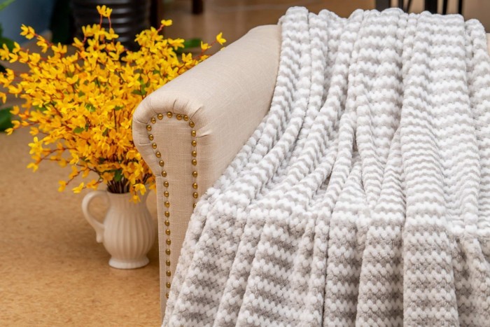 Гринда (серый) Покрывало 220х240