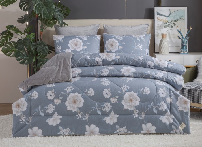 Комплекты для сна Петуния (деним платина) ABC Cotton комплект Евро 