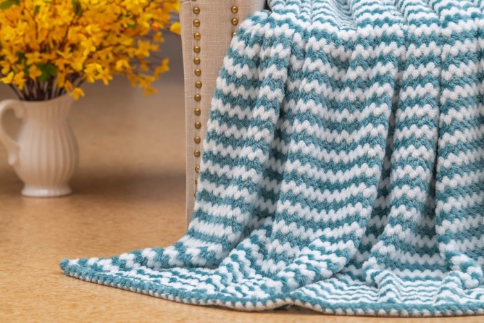 Гринда (морская волна) Покрывало 220х240