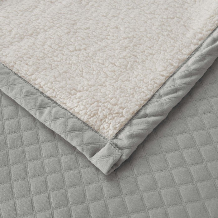 Гранд (серый) 220х240 Покрывало Трикотаж