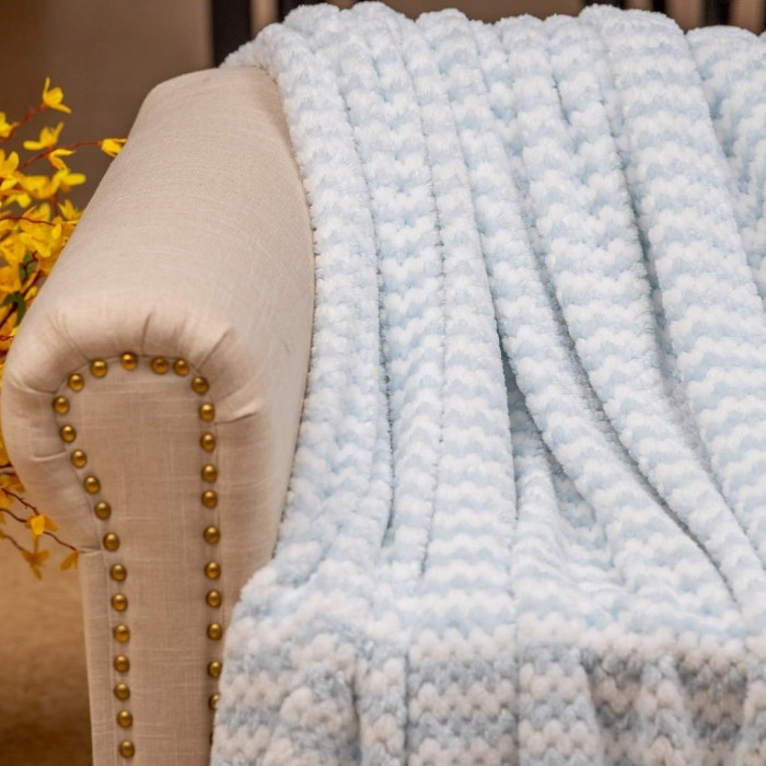 Гринда (голубой) Покрывало 160х220