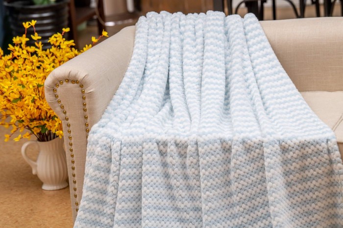 Гринда (голубой) Покрывало 160х220