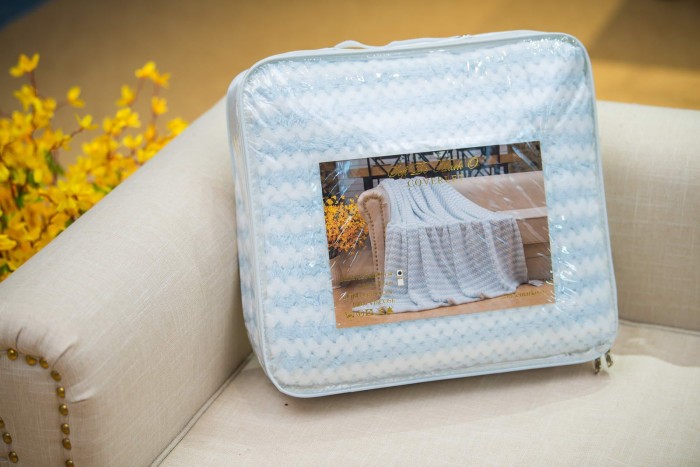 Гринда (голубой) Покрывало 160х220