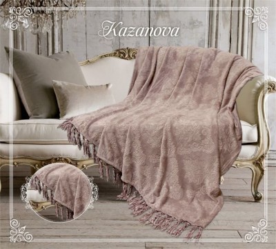 Плед Казанова Плед "Торина" лаванда жаккард/кисточки 210х230 SR56-260-2.1