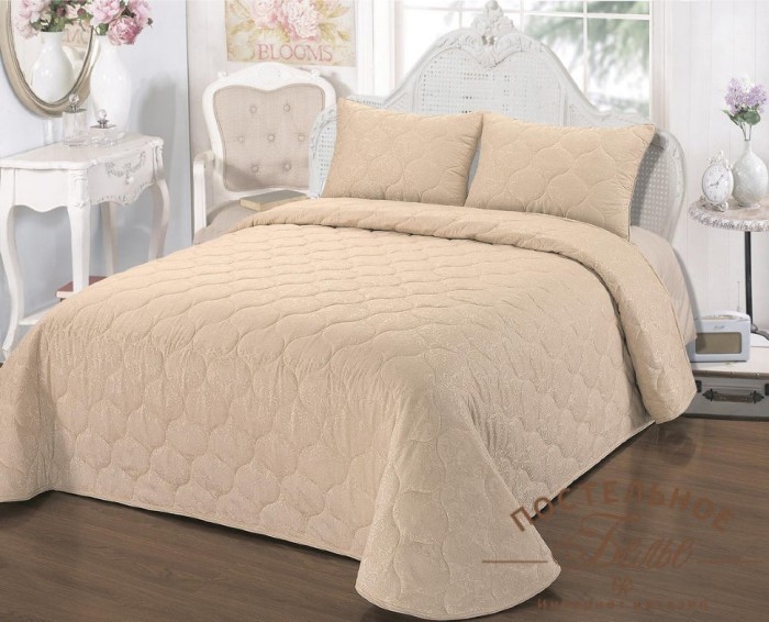 Тесса (беж) Покрывало 240х260