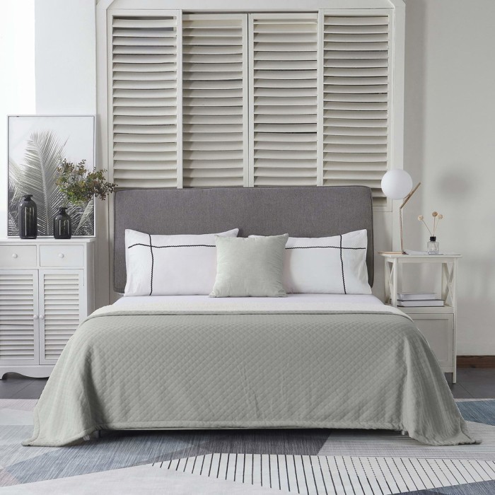 Гранд (серый) 160х220 Покрывало Трикотаж