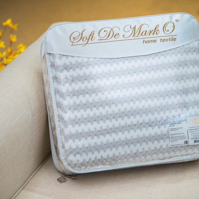 Гринда (серый) Покрывало 160х220