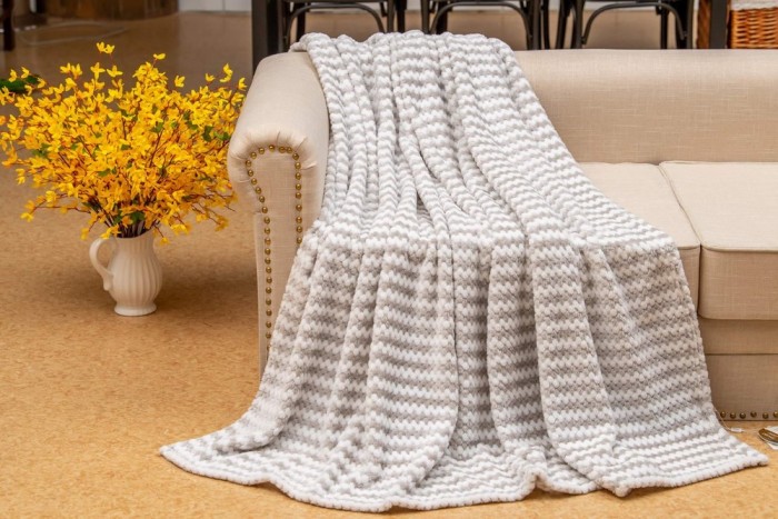 Гринда (серый) Покрывало 160х220