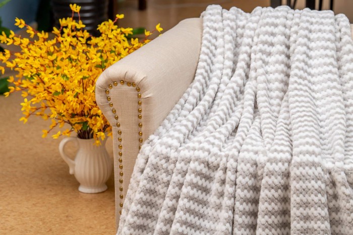 Гринда (серый) Покрывало 160х220