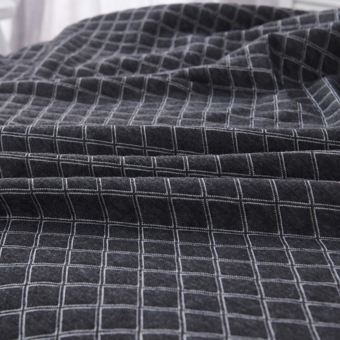 Гранд (темно серый) 160х220 Покрывало Трикотаж