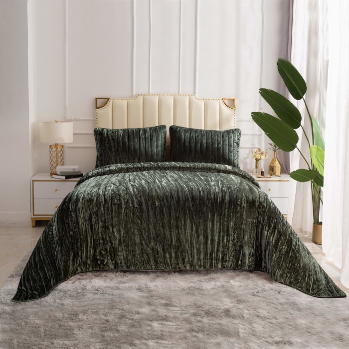 Теона (зеленое) Покрывало 240х260