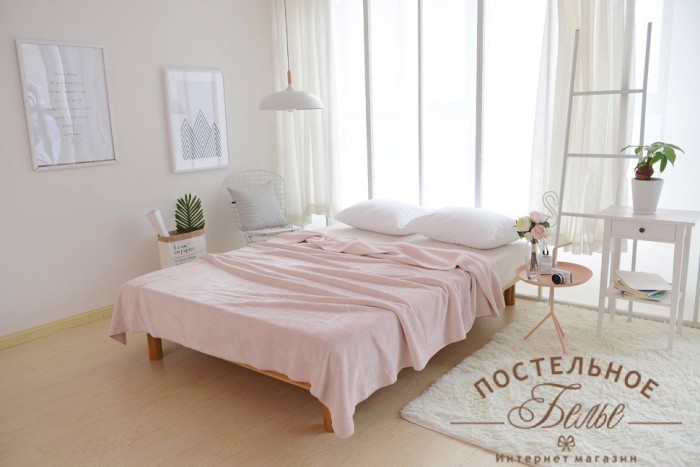 София (розовая) Покрывало 160х220