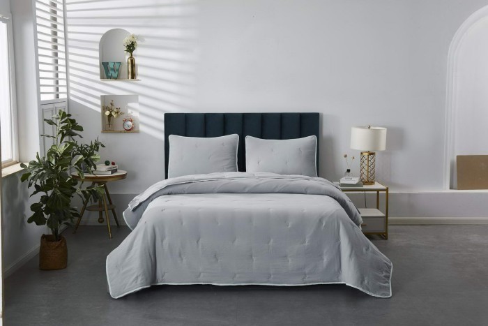 Эрика (серая) Покрывало 160х220