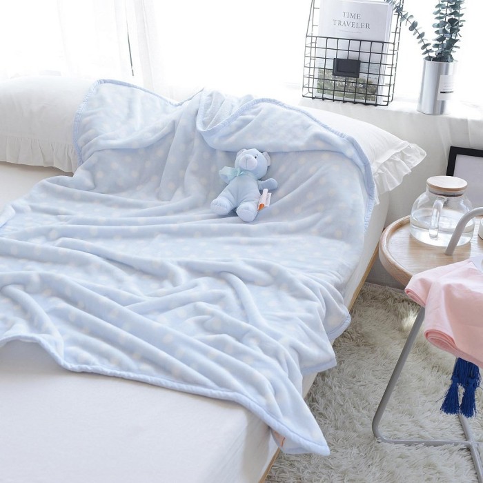 Тедди (голубой) Покрывало Детское 100х150