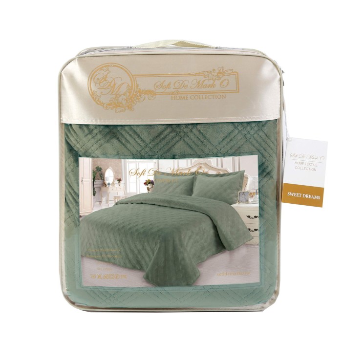 Эвридика (зеленая) Покрывало 230х250