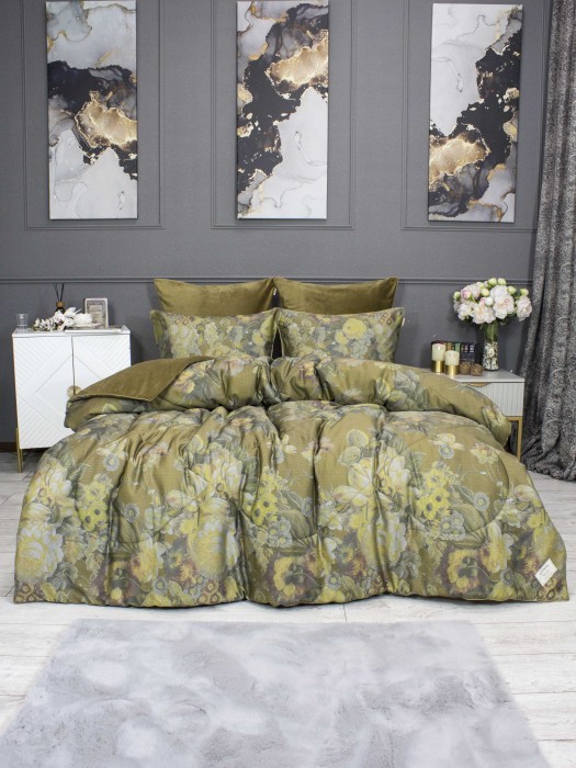 Комплекты для сна Филис (охра олива) ABC Egypt Cotton Евро