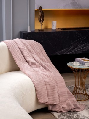 Плед Arya Хлопок Queen Сухая Роза