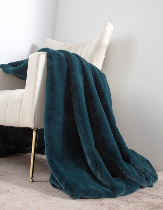 Покрывало декоративное Rabbit (изумруд) 220x240см 