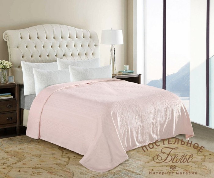 Бенджамин (розовый) Покрывало 160х220