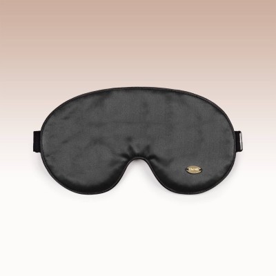 Шелковая маска для сна "Relax" (черный)