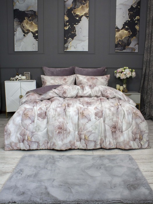 Комплекты для сна Альма (пудра платина) ABC Egypt Cotton Евро