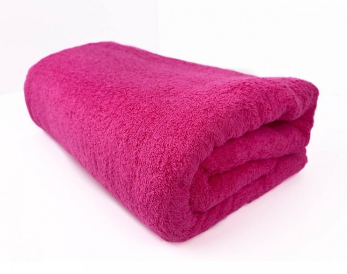 Покрывало махровое ярко-розовый 150 х 220 см